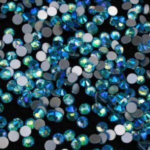 Aquamarine AB színű ragasztható kristálykő