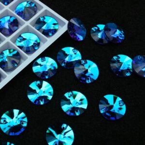 Blue Zircon Dream színű kör alakú kristály