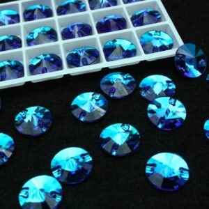 Blue Zircon Dream színű kör alakú kristály