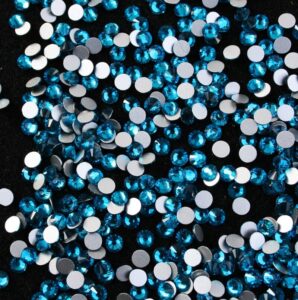 Blue Zircon színű ragasztható kristálykő