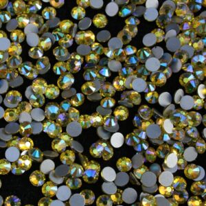 Citrine AB színű ragasztható kristálykő