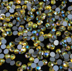 Citrine AB színű ragasztható kristálykő