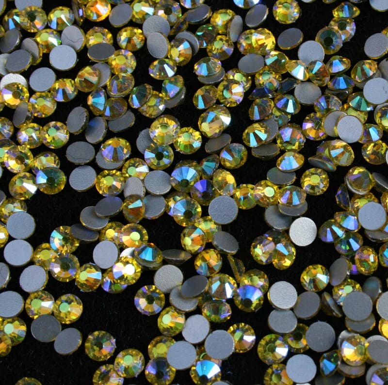 Citrine AB színű ragasztható kristálykő