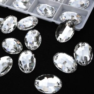 Crystal színű ovális alakú kristály