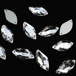 Crystal színű levél alakú kristály