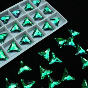 Emerald Dream színű háromszög alakú kristály