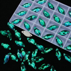 Emerald Dream színű levél alakú kristály