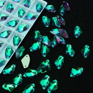 Emerald Dream színű ék alakú kristály