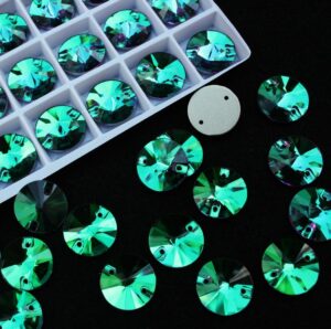 Emerald Dream színű kör alakú kristály