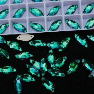 Emerald Dream színű levél alakú kristály