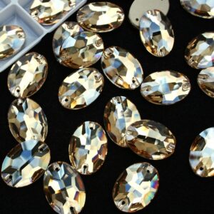 Gold Shadow színű ovális alakú kristály