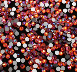 Hyacinth AB színű ragasztható kristálykő