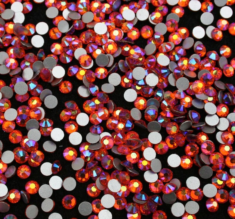 Hyacinth AB színű ragasztható kristálykő