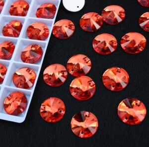 Hyacinth színű kör alakú kristály