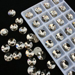 Light Coffee színű kör alakú kristály