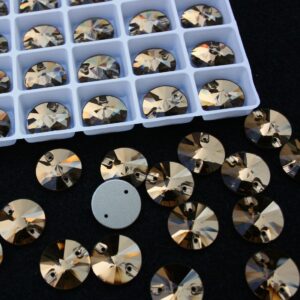 Light Colorado Topaz színű kör alakú kristály