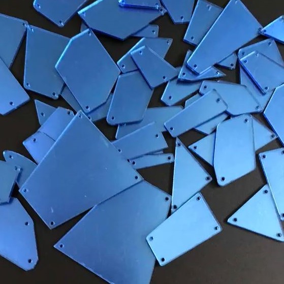 Tükörlap Light Blue színben - mixelt csomag