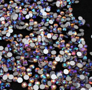 Light Colorado Topaz AB ragasztható kristálykő