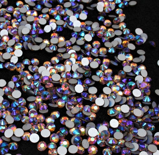 Light Colorado Topaz AB ragasztható kristálykő