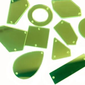 Tükörlap Neon Green színben - mixelt csomag