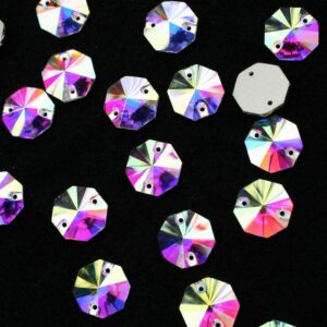 Crystal AB színű nyolcszög alakú kristály