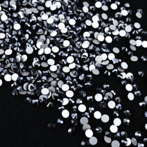 Shiny Black színű ragasztható kristálykő