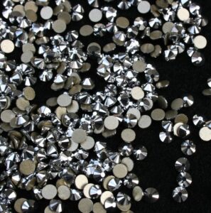 Silver színű ragasztható kristálykő