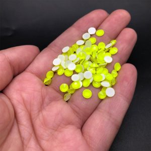 Neon Yellow színű ragasztható kristálykő