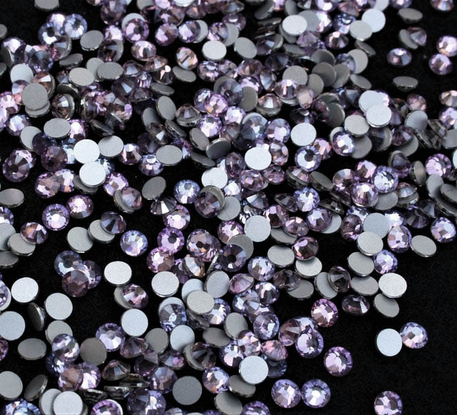 Violet Dream színű ragasztható kristálykő