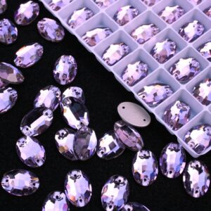 Violet színű ovális alakú kristály