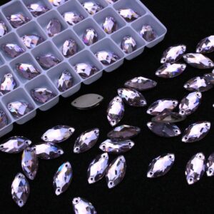 Violet színű zabszem alakú kristály