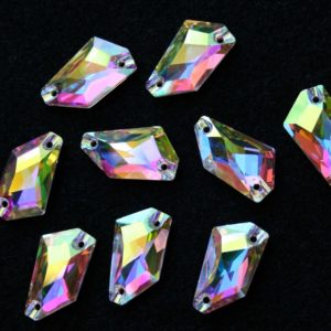 Crystal AB színű de-art alakú kristály