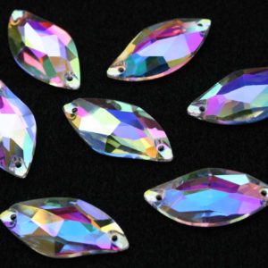 Crystal AB színű levél alakú kristály
