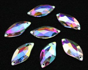 Crystal AB színű levél alakú kristály