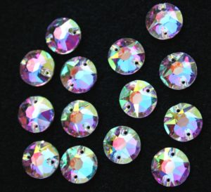 Crystal AB színű xirius kör alakú kristály