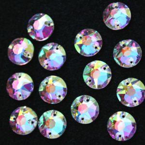 Crystal AB színű xirius kör alakú kristály