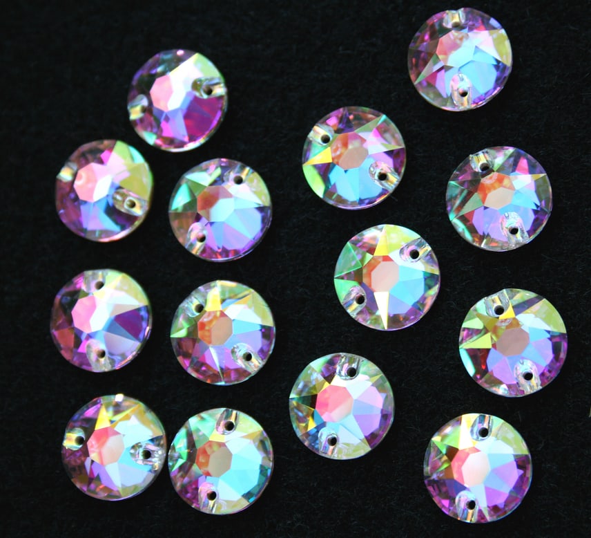 Crystal AB színű xirius kör alakú kristály