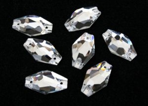 Crystal színű hexagon alakú kristály