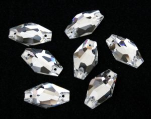 Crystal színű hexagon alakú kristály