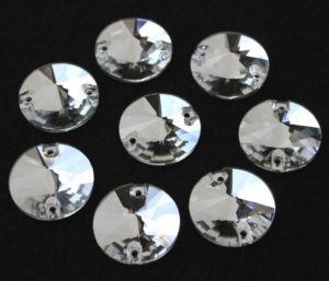 Crystal színű kör alakú kristály