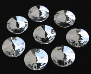 Crystal színű kör alakú kristály