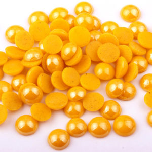 Napsárga kerámia félgyöngy