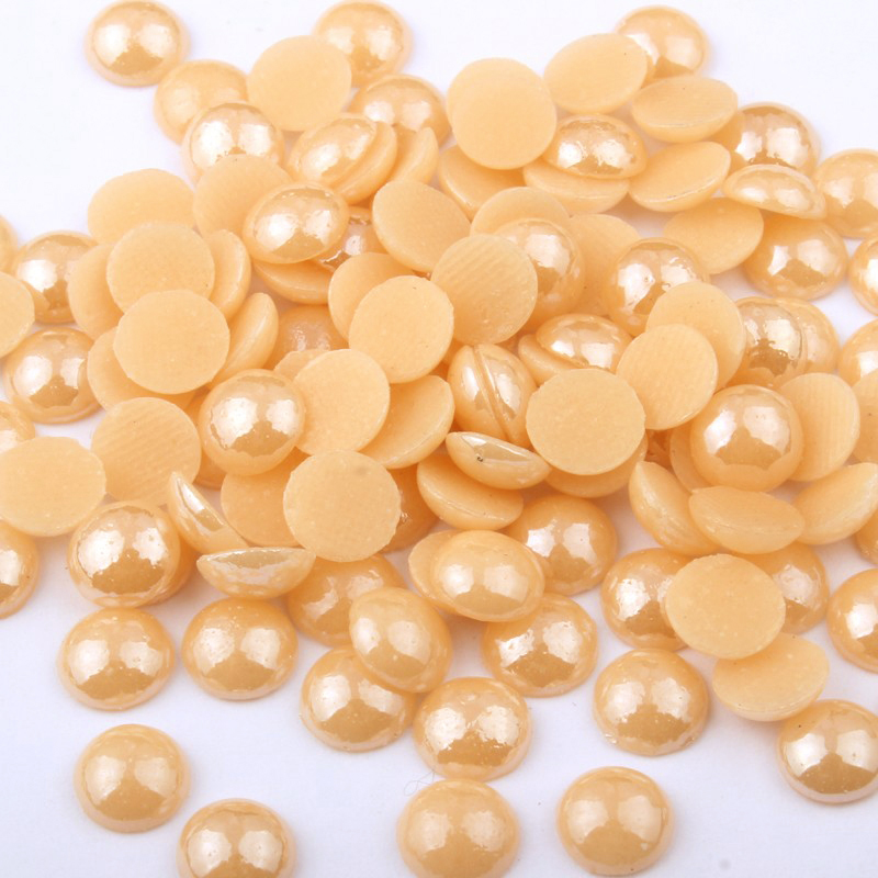 Világosbarack kerámia félgyöngy - 039-es színkód - Kristály Kuckó Világosbarack kerámia félgyöngy