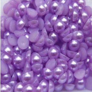 Lila műanyag félgyöngy