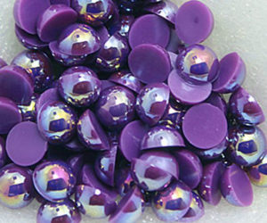 Mélylila AB műanyag félgyöngy