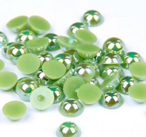 Olajzöld AB műanyag félgyöngy