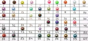 műanyag félgyöngy