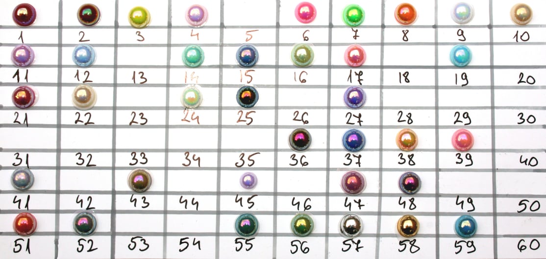 műanyag félgyöngy