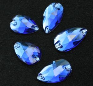 Sapphire színű csepp alakú kristály - Kristály Kuckó Sapphire színű csepp alakú kristály