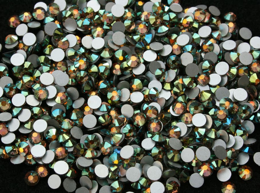 Golden Green AB ragasztható kristálykő